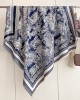 Autumn and winter new temperament high-end animal vacation wind warm scarf fashionable versatile large square scarf shawl