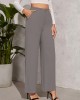 New spring, autumn and summer female solid color high waist draping comfortable casual Slim through