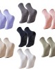 Yoga socks, mid tube socks, pure cotton anti slip silicone indoor fitness Pilates women's long socks, sports socks