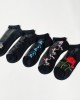 Ladies short tube crystal stockings spring and summer thin embroidered glass stockings non-slip socks