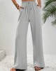 2024 Women's Autumn New Loose Versatile Solid Color Drag Floor Wide Leg Pants Casual Pants