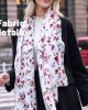 Printed imitated cashmere scarf women elegant fashion with cold warm neck collar