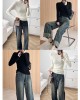 Wool blend yarn high elasticity autumn and winter versatile base sweater