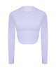 Yoga clothes new sexy side seam split naked sense of fitness long sleeve T wear casual running sports top women